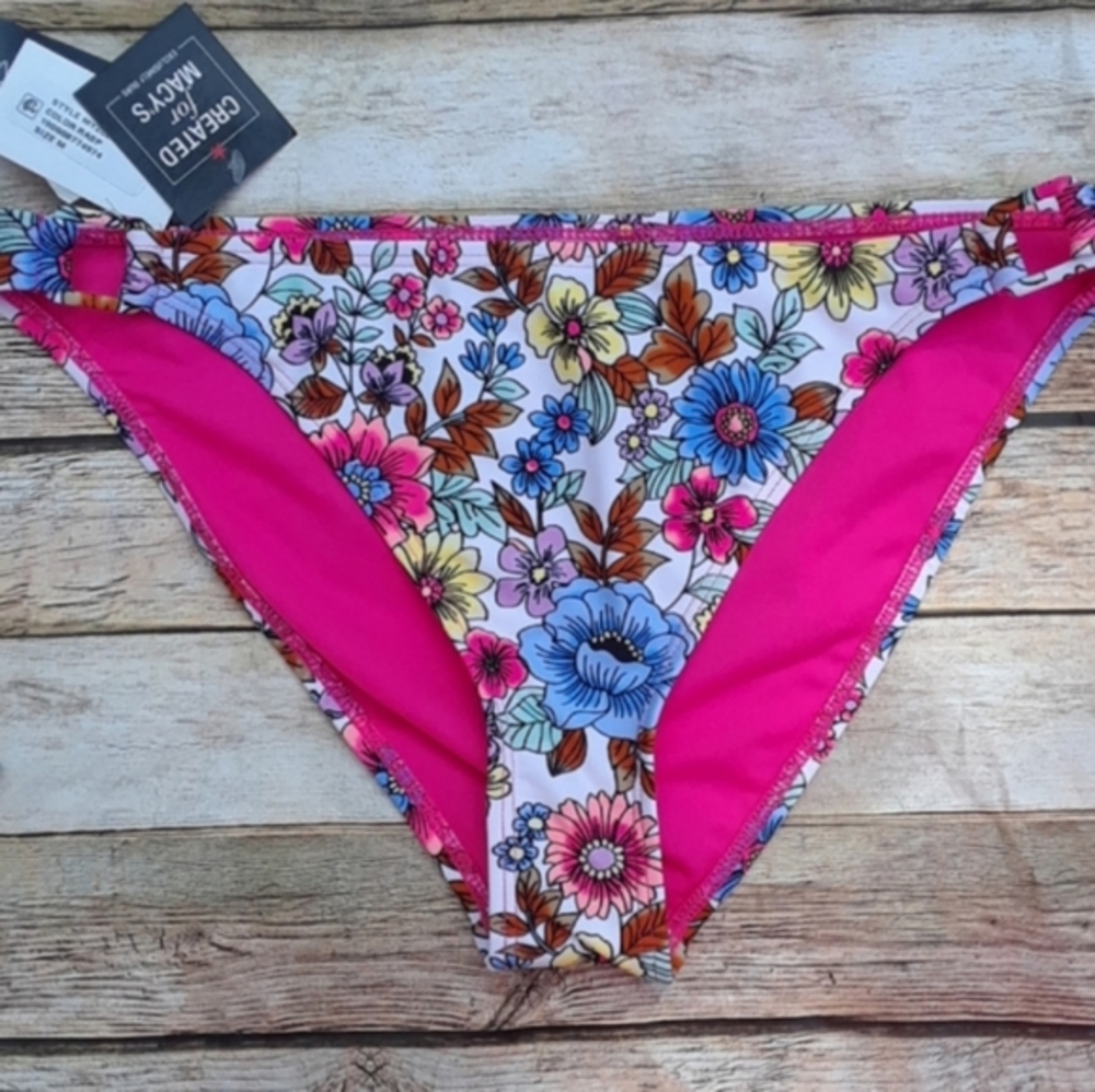 California Waves Floral-Print Hardware-Side Bottom